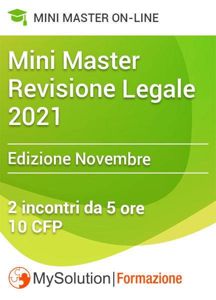 Immagine di Mini Master Revisione Legale 2021 - Edizione Novembre
