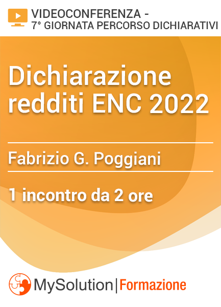 Immagine di Dichiarazione redditi ENC 2022