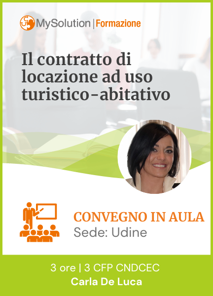 Immagine di Il contratto di locazione ad uso turistico-abitativo | Udine